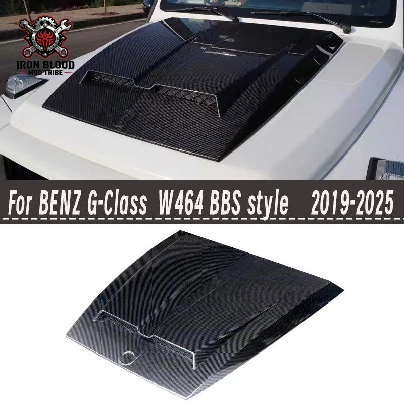 Suitable for Mercedes-Benz G-Class W464 BS model G63 small carbon fiber front engine hood retrofit 2019-25
Suitable for Mercedes-Benz G-Class W464 BS model G63 small carbon fiber front engine hood retrofit 2019-25