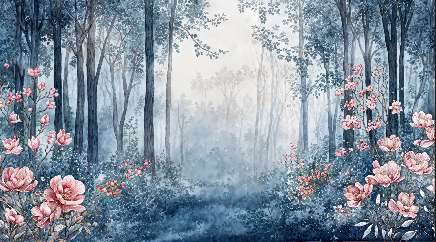 Custom wallpaper European hand-painted forest trees and pink flowers home decoration TV background photo bedroom wallpaper
Custom wallpaper European hand-painted forest trees and pink flowers home decoration TV background photo bedroom wallpaper