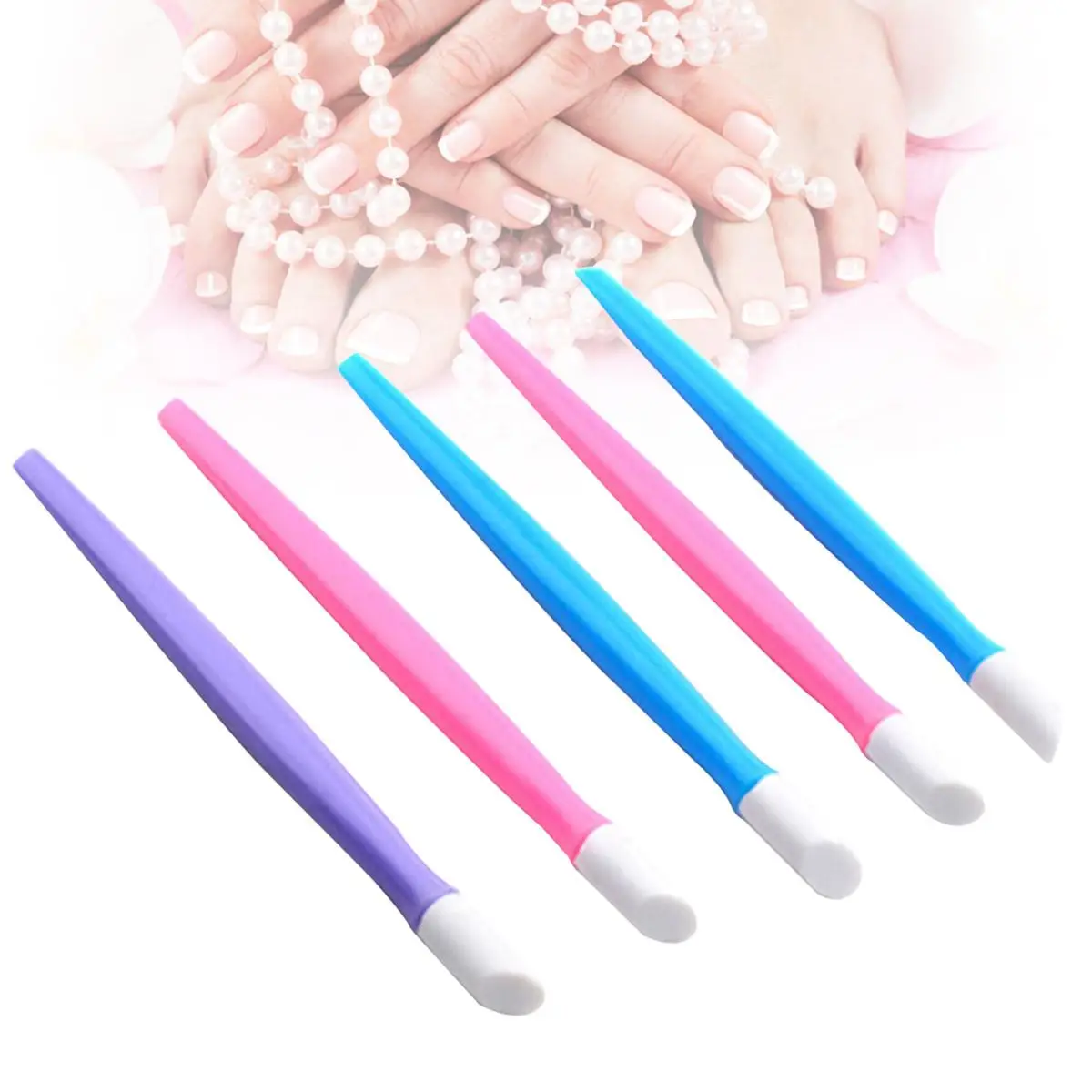 10 Pcs Nail Cuticle Pusher Tools Dead Skin Remover Acrylic Tipped Ergonomic Handle Manicure Professional Use
10 Pcs Nail Cuticle Pusher Tools Dead Skin Remover Acrylic Tipped Ergonomic Handle Manicure Professional Use