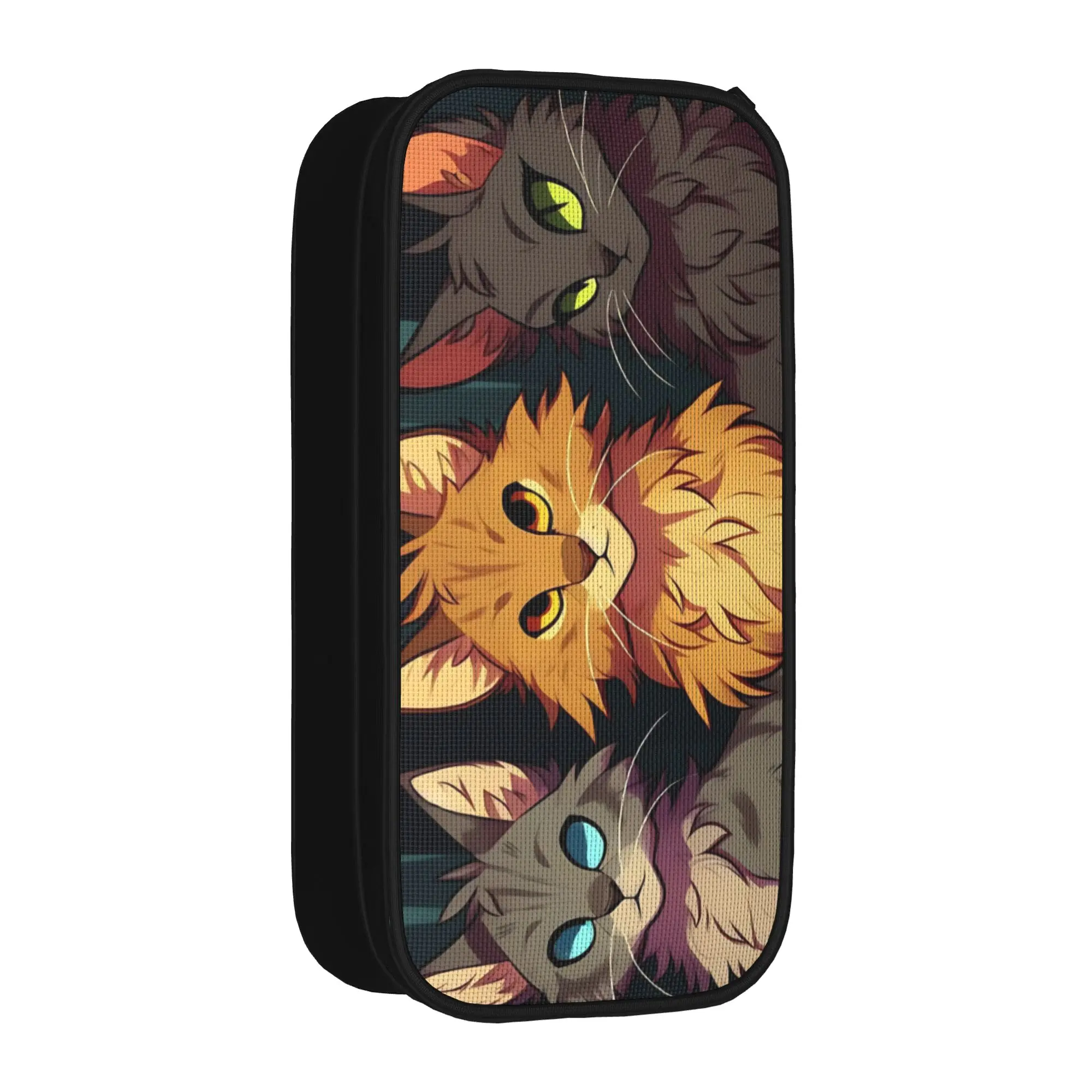 New Warriors Fireheart Graystripe Cats Pencil Case Ravenpaw Pencil Box Pen Box Student Large Storage Pencil Bags Gift Stationery
New Warriors Fireheart Graystripe Cats Pencil Case Ravenpaw Pencil Box Pen Box Student Large Storage Pencil Bags Gift Stationery