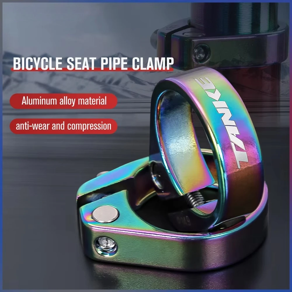 Радужный зажим для подседельного штыря велосипеда 34,9 мм, высокопрочный зажим для трубки подседельного штыря, замок с резьбой для шоссейного велосипеда MTB, цветной зажим 31,8 мм, детали велосипеда
Радужный зажим для подседельного штыря велосипеда 34,9 мм, высокопрочный зажим для трубки подседельного штыря, замок с резьбой для шоссейного велосипеда MTB, цветной зажим 31,8 мм, детали велосипеда