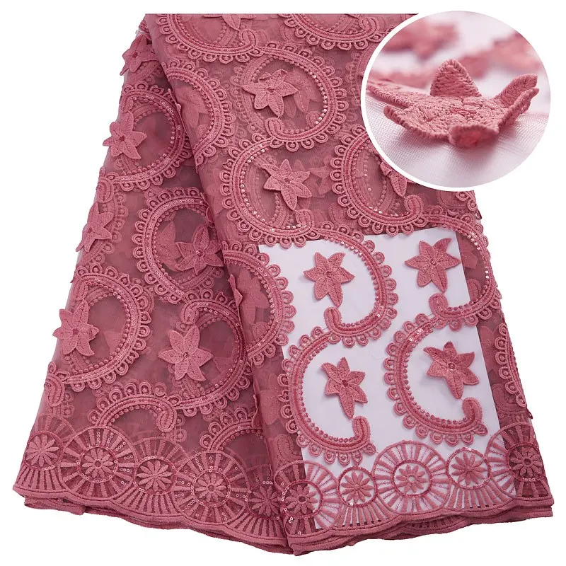 2022 New Design French 3D Lace Fabric With Sequins 5 Yards For Women African Net Lace Material For Nigerian Party Dress S2888
2022 New Design French 3D Lace Fabric With Sequins 5 Yards For Women African Net Lace Material For Nigerian Party Dress S2888