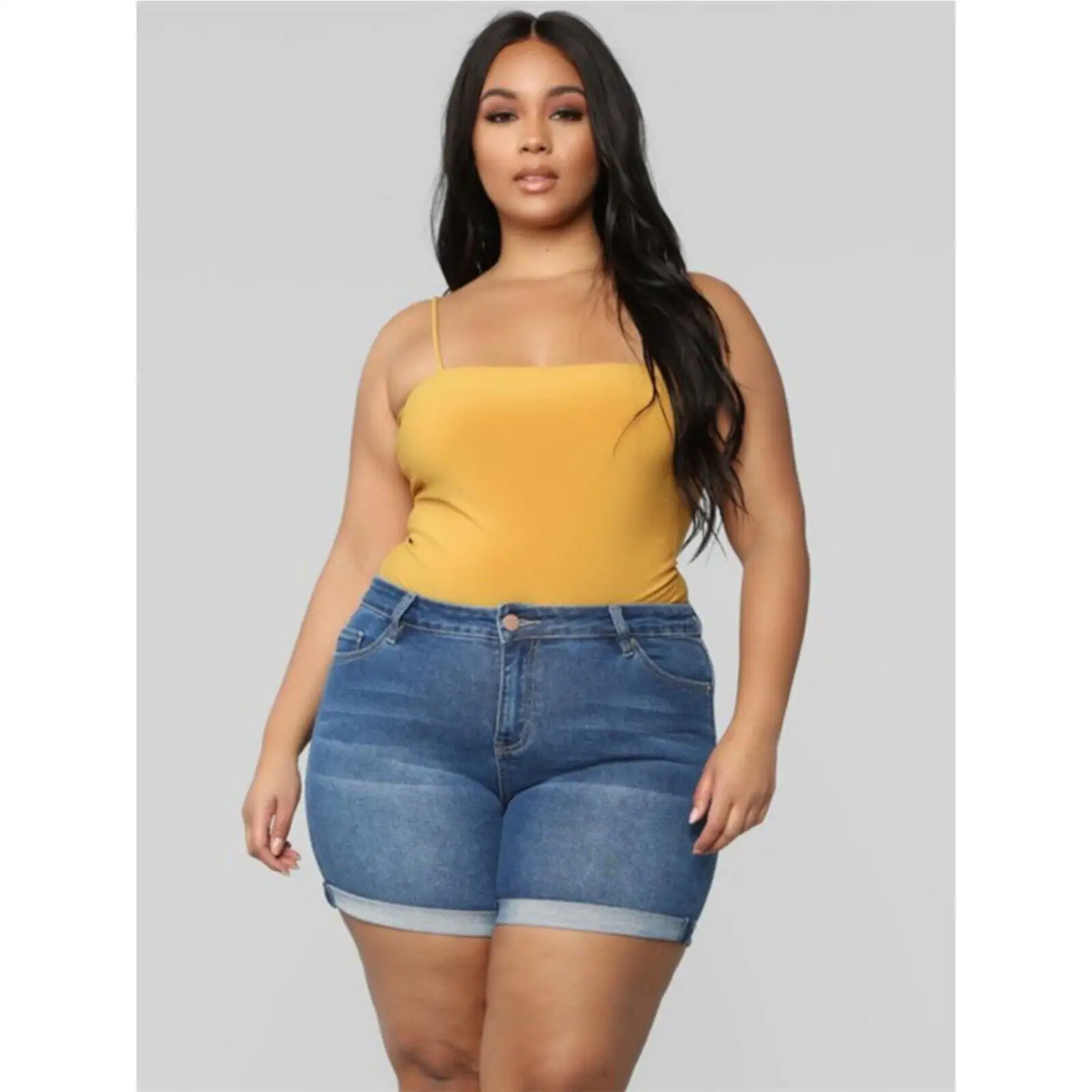 plus Size Ladies Short Jeans High Waist Cotton Comfortable Women's Pants Commute Style Fashionable plus Size Shorts
plus Size Ladies Short Jeans High Waist Cotton Comfortable Women's Pants Commute Style Fashionable plus Size Shorts