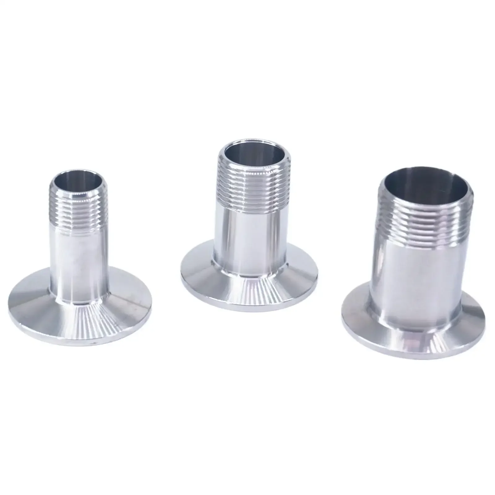 1/2" 3/4" 1" 1-1/4" 1-1/2" 2" NPT Male x 1.5" 2" 2.5" Tri Clamp 304 Stainless Steel Sanitary Ferrule Fitting Home Brew Beer
1/2" 3/4" 1" 1-1/4" 1-1/2" 2" NPT Male x 1.5" 2" 2.5" Tri Clamp 304 Stainless Steel Sanitary Ferrule Fitting Home Brew Beer