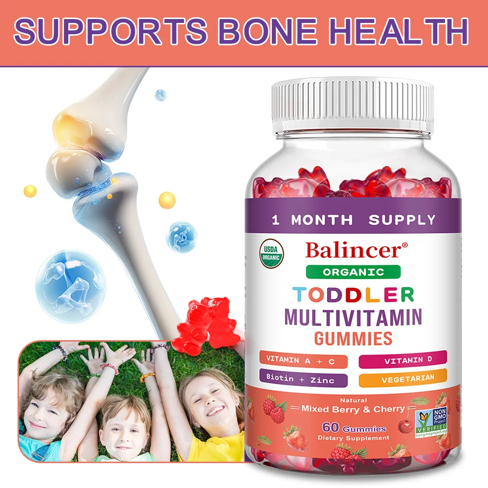 Gummies Kids and Toddler Multivitamin with Vitamin C, Vitamin D, B12, Zinc & More, Help Eye, Bonnes and Teeth, Immune Support
Gummies Kids and Toddler Multivitamin with Vitamin C, Vitamin D, B12, Zinc & More, Help Eye, Bonnes and Teeth, Immune Support