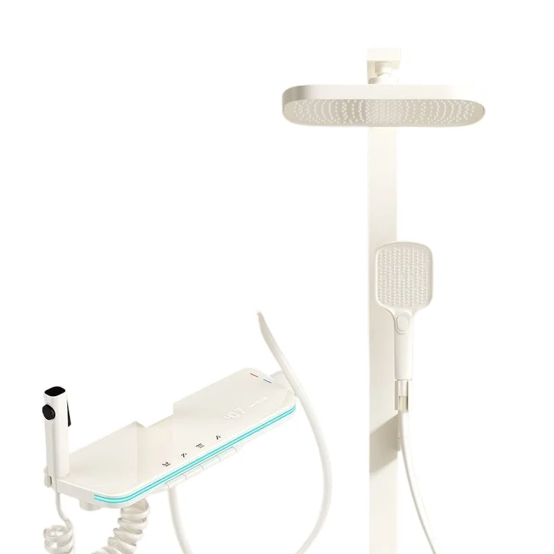 Shower shower set bathroom bath ambient light digital display constant temperature hot and cold universal pressurized nozzle
Shower shower set bathroom bath ambient light digital display constant temperature hot and cold universal pressurized nozzle