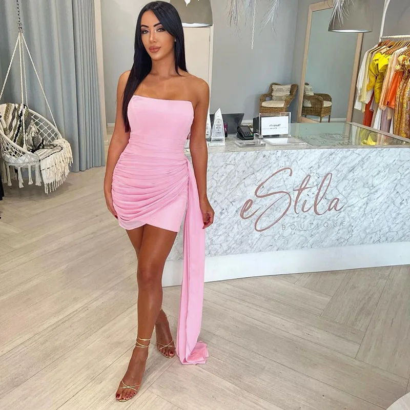 Xy23059 Sexy Slim Fit Show Chest Spicy Girl Wrap Hip Short Dress Mesh Ribbon Design Bra Dress Women Dress Robe Vestido Women
Xy23059 Sexy Slim Fit Show Chest Spicy Girl Wrap Hip Short Dress Mesh Ribbon Design Bra Dress Women Dress Robe Vestido Women