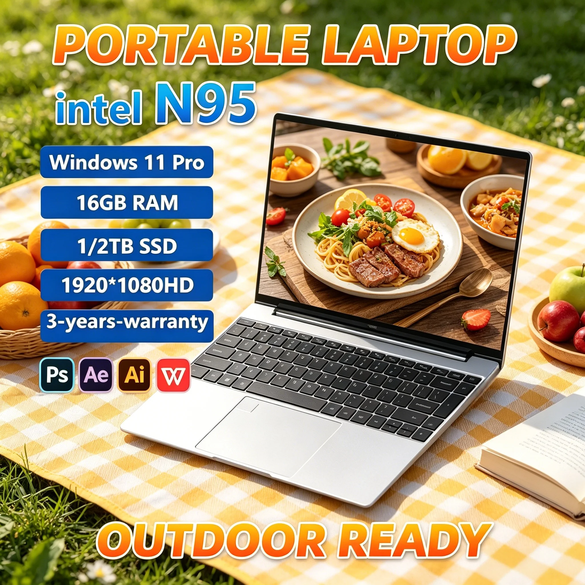 Fashion Slim Body Laptop 2TB Big Capacity SSD Multifunctional Household Working Gaming Computer
Fashion Slim Body Laptop 2TB Big Capacity SSD Multifunctional Household Working Gaming Computer
