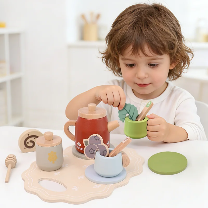 Wooden Kids Afternoon Tea Set Pretend Play Toy Simulation Food Role Play Educational Kitchen Toys for Boys Girls Birthday Gifts
Wooden Kids Afternoon Tea Set Pretend Play Toy Simulation Food Role Play Educational Kitchen Toys for Boys Girls Birthday Gifts