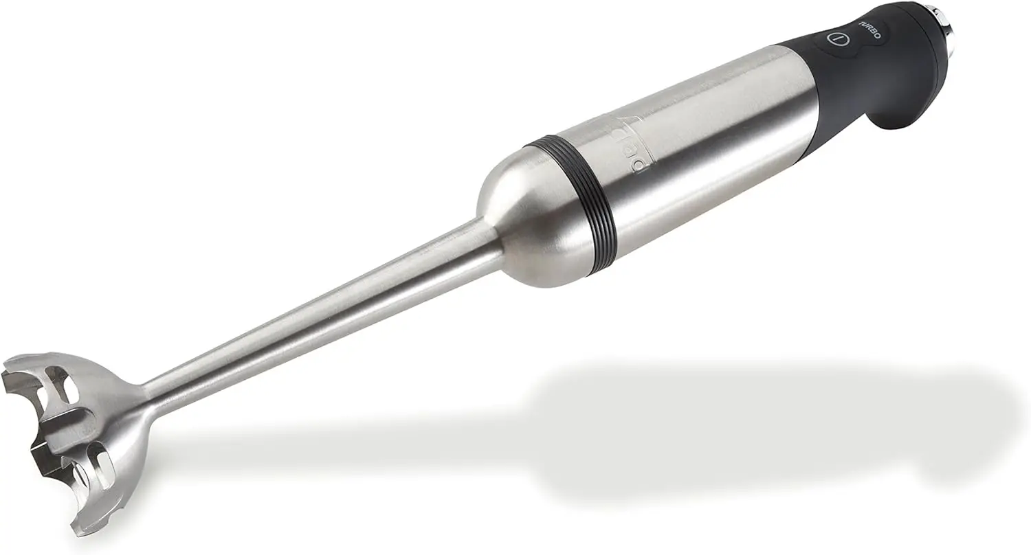 Stainless Steel Immersion Blender 2-Piece, 600W Turbo Function, Variable Speed, Detachable, 9.25-Inch Hand Blender
Stainless Steel Immersion Blender 2-Piece, 600W Turbo Function, Variable Speed, Detachable, 9.25-Inch Hand Blender