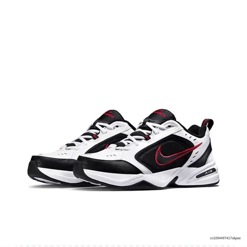 Nike Air Monarch IV для женщин и мужчин, черно-белые дышащие легкие модные винтажные спортивные повседневные туфли для папы 415445-101
Nike Air Monarch IV для женщин и мужчин, черно-белые дышащие легкие модные винтажные спортивные повседневные туфли для папы 415445-101