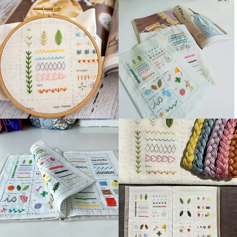 1 set of embroidery embroidery books, stitch books, DIY stitch books, embroidery sewing books, embroidery sewing books, embroide
1 set of embroidery embroidery books, stitch books, DIY stitch books, embroidery sewing books, embroidery sewing books, embroide
