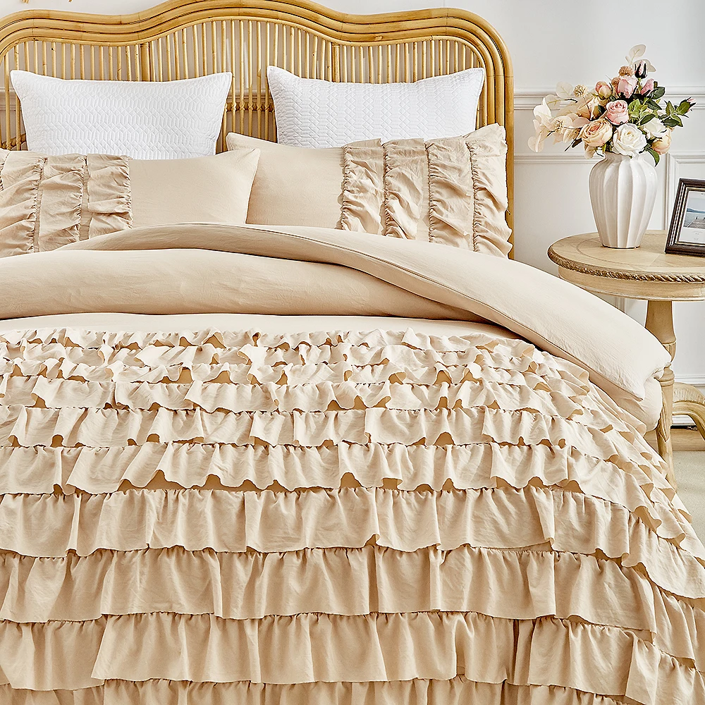 Duvet Cover Bedding Set Twin Double Queen King Size Single Couple Bed Duvets Quilt Cover Set Ruffles Princess Bed Linen 220x240
Duvet Cover Bedding Set Twin Double Queen King Size Single Couple Bed Duvets Quilt Cover Set Ruffles Princess Bed Linen 220x240