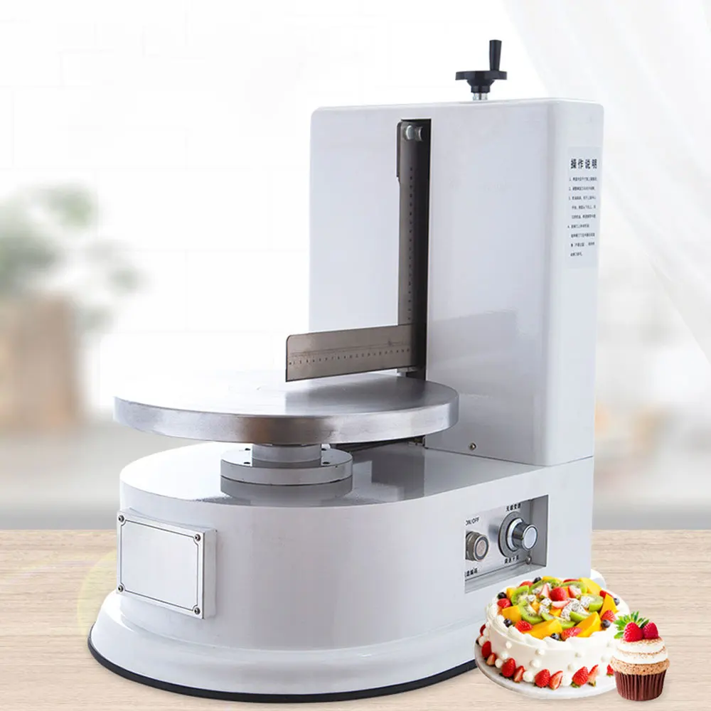 Electric Birthday Cake Cream Smooth Coating Decoration Machine Automatic Cake Smear Cream Bbaking Equipment
Electric Birthday Cake Cream Smooth Coating Decoration Machine Automatic Cake Smear Cream Bbaking Equipment