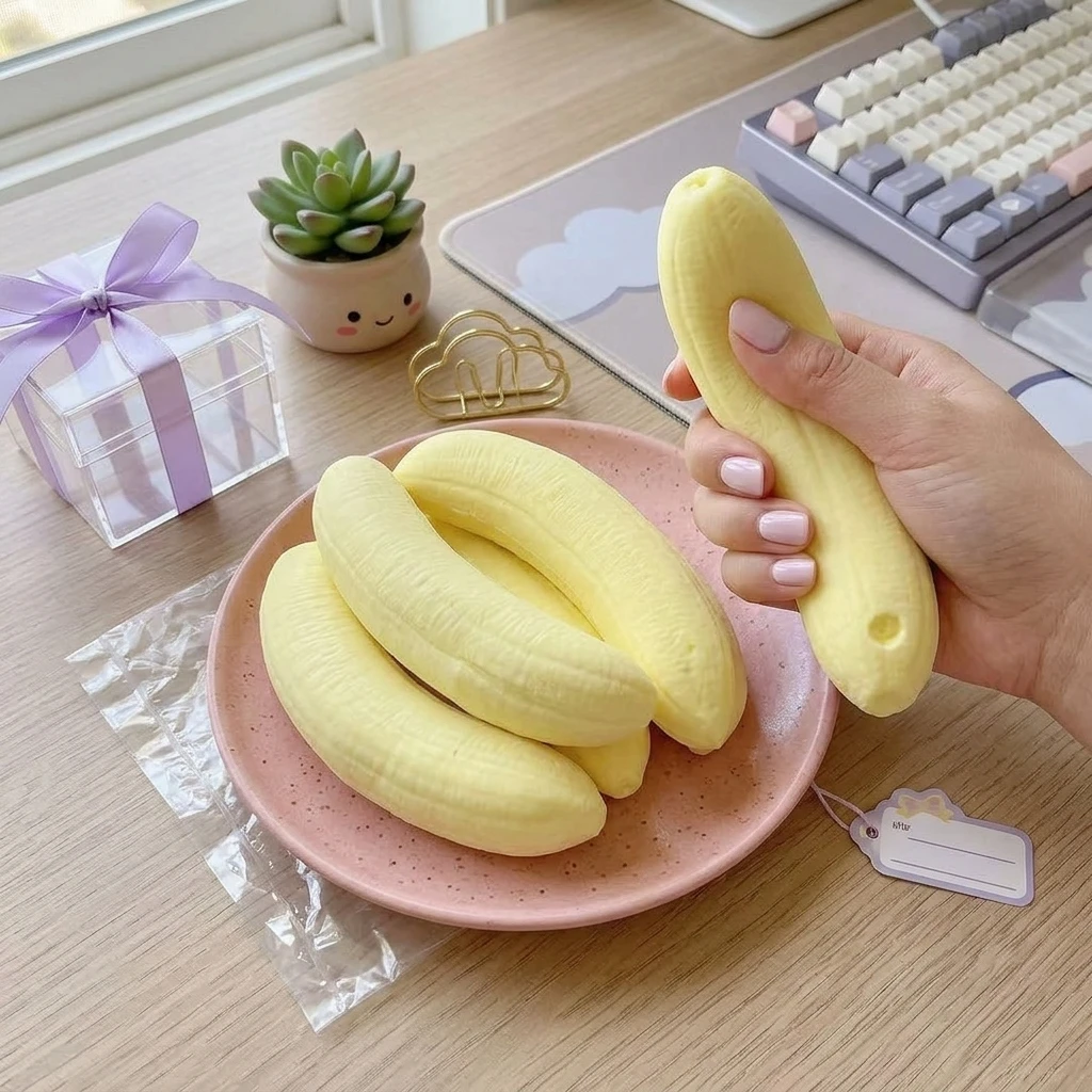 Squishy Toy Slow Rebound Soft Silicone Fruit Stress Relief Fidget Sensory Decompression Kawaii Desk Decor Gift
Squishy Toy Slow Rebound Soft Silicone Fruit Stress Relief Fidget Sensory Decompression Kawaii Desk Decor Gift