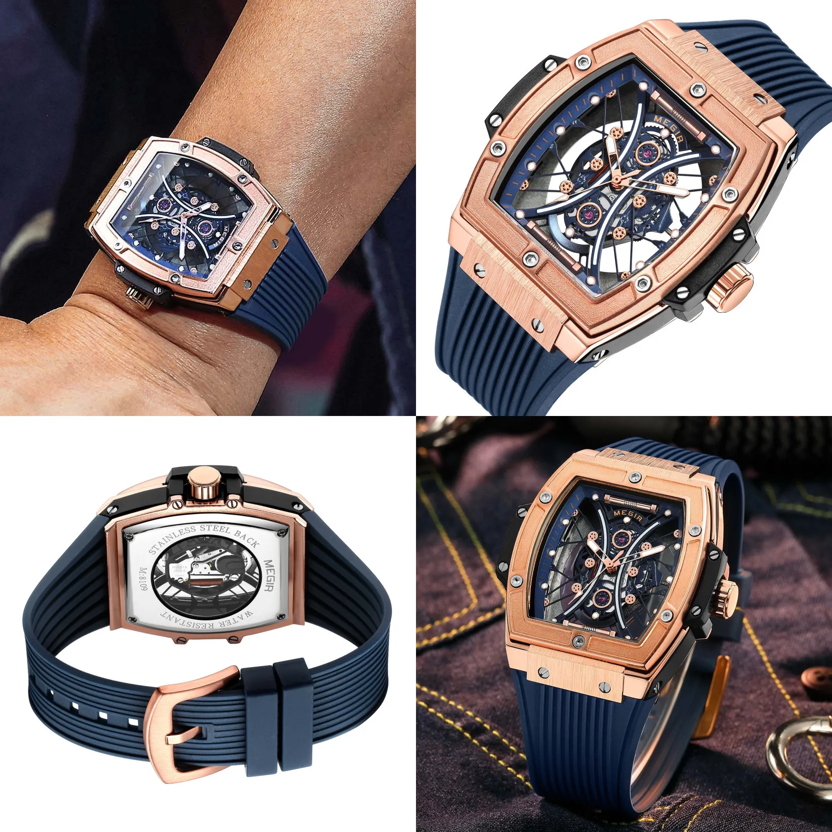 Quartz Watches for Men Automatic Mens Watch Dial Luminous Luxury Watch Chronograph Wrist Watch Waterproof Stainless Steel Case
Quartz Watches for Men Automatic Mens Watch Dial Luminous Luxury Watch Chronograph Wrist Watch Waterproof Stainless Steel Case