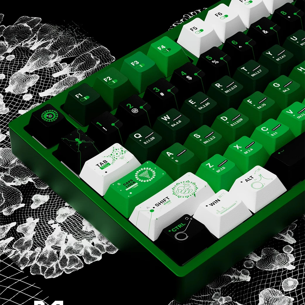 Virus Keycap Original Height PBT Keycap 1.7 Thickness Rain 75wooting Sublimation
Virus Keycap Original Height PBT Keycap 1.7 Thickness Rain 75wooting Sublimation