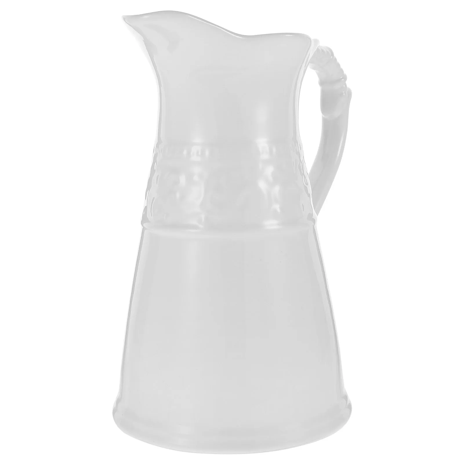 European Style Ceramic Milk Pitcher Flower Vase Home Table Decor Creative Floral Arrangement Holder Desktop Ornament
European Style Ceramic Milk Pitcher Flower Vase Home Table Decor Creative Floral Arrangement Holder Desktop Ornament