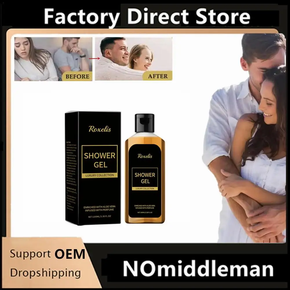 Roxelis Men Shower Wash Pheromone Perfume Shower Gel 100ml Pheromone Shower Gel Aloe Shower Gel Unisex Long-Lasting Freshness
Roxelis Men Shower Wash Pheromone Perfume Shower Gel 100ml Pheromone Shower Gel Aloe Shower Gel Unisex Long-Lasting Freshness