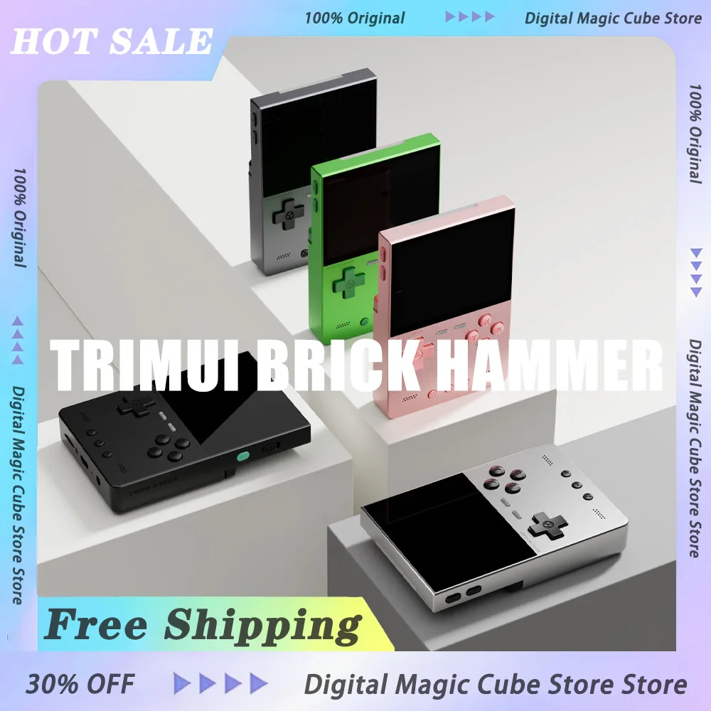 TRIMUI Brick Hammer CNC Full Metal Handheld Game Player 3.2'' IPS Screen Games Linux System Video Gaming Device Retro Portable
TRIMUI Brick Hammer CNC Full Metal Handheld Game Player 3.2'' IPS Screen Games Linux System Video Gaming Device Retro Portable
