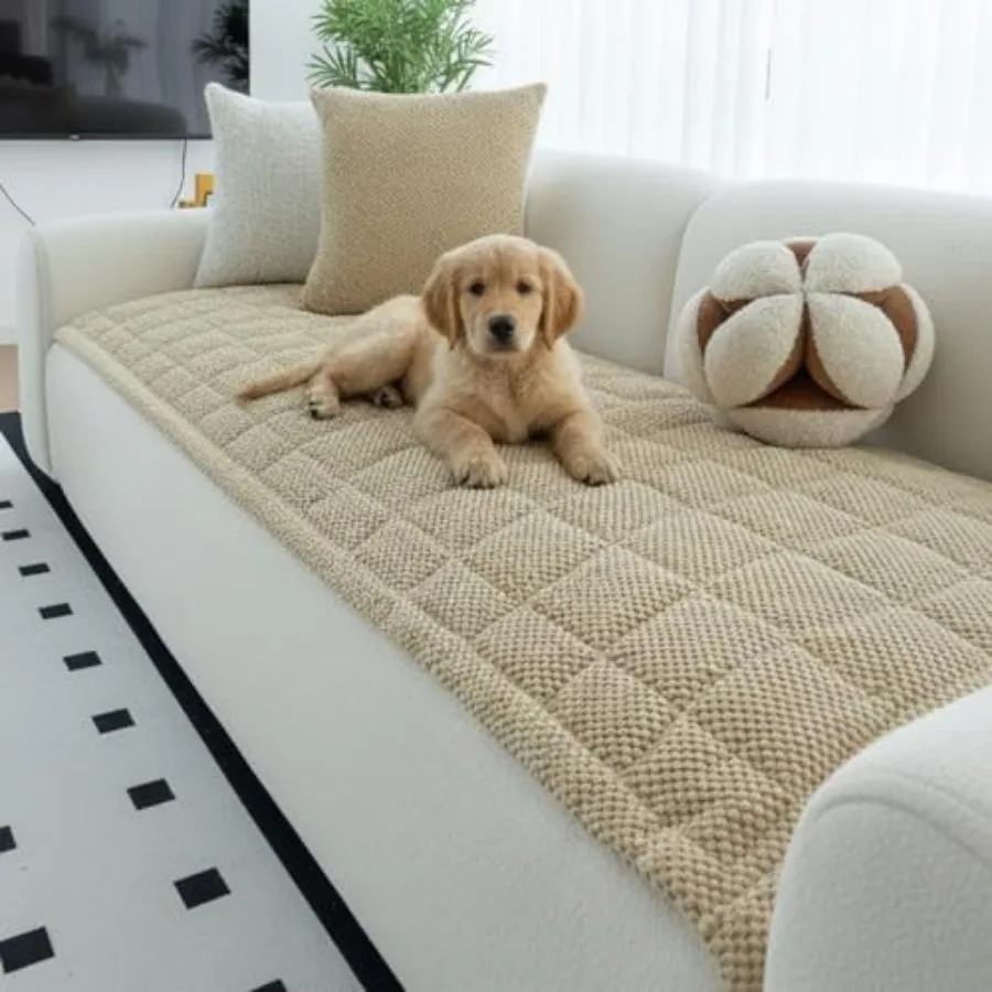 Washable Pet Couch Cover Non-Slip Fuzzy Sofa Slipcover, Geometric Dog Couch Cover Protector Pet-Friendly Cushion Mat for Couche
Washable Pet Couch Cover Non-Slip Fuzzy Sofa Slipcover, Geometric Dog Couch Cover Protector Pet-Friendly Cushion Mat for Couche