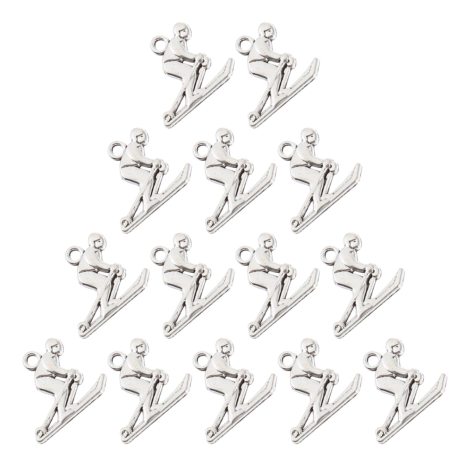 20pcs Ski Model Accessories Jewelry Making Charms Silver Key Alloy Kids Winter Sports Outdoor Craft Bracelet Handbag
20pcs Ski Model Accessories Jewelry Making Charms Silver Key Alloy Kids Winter Sports Outdoor Craft Bracelet Handbag