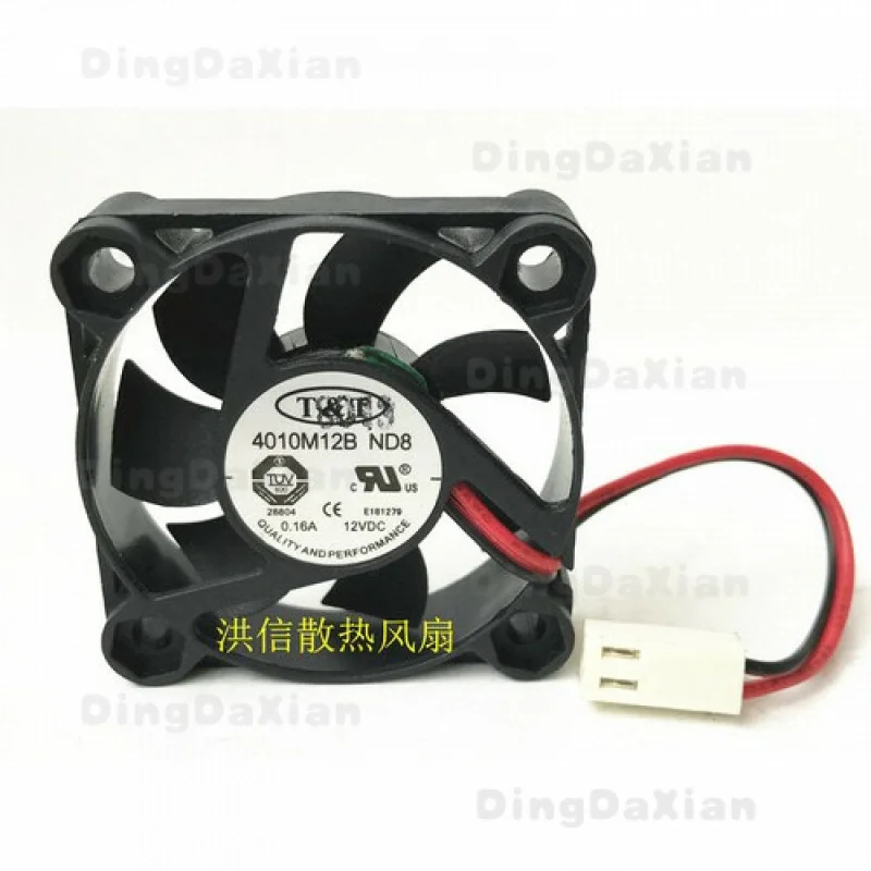 D 1PC FOR T&T 4010 4010M12B ND8 DC12V 0.16A 4CM axial cooling fan
D 1PC FOR T&T 4010 4010M12B ND8 DC12V 0.16A 4CM axial cooling fan