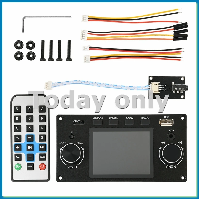 2,8-дюймовый цветной TFT-экран, модуль платы декодирования звука без потерь, усилитель, аудиоплеер постоянного тока 4,5-5,0 В, автомобильный FM-радио, B-A09I
2,8-дюймовый цветной TFT-экран, модуль платы декодирования звука без потерь, усилитель, аудиоплеер постоянного тока 4,5-5,0 В, автомобильный FM-радио, B-A09I