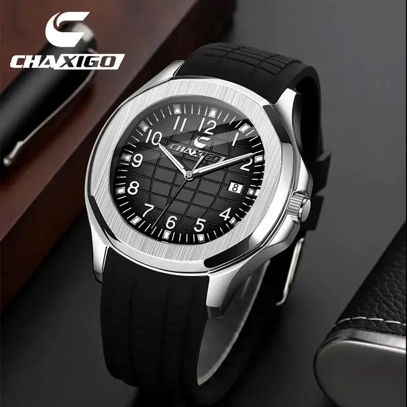 CHAXIGO новые мужские часы 3ATM водонепроницаемые спортивные часы с резиновым ремешком из сплава силиконовые часы женские могут носить часы унисекс CA039-1 
CHAXIGO новые мужские часы 3ATM водонепроницаемые спортивные часы с резиновым ремешком из сплава силиконовые часы женские могут носить часы унисекс CA039-1
