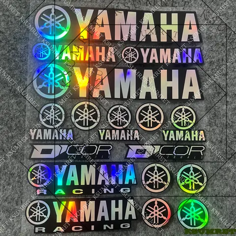 Laser For Yamaha Motorcycle Sticker Helmet Logo Decals