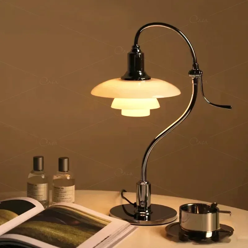 Nordic creative designer Denmark pH glass living room bedroom bedside personality simple desk lamp
Nordic creative designer Denmark pH glass living room bedroom bedside personality simple desk lamp