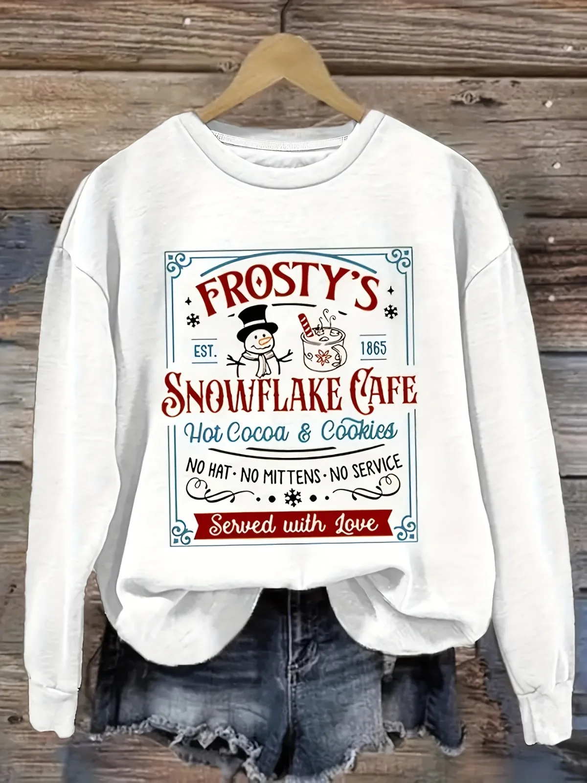 Women's Casual Fashionable Snowman Pattern Printed Hoodie Comfortable Round Neck Pullover Suitable for Christmas Holiday Gifts
Women's Casual Fashionable Snowman Pattern Printed Hoodie Comfortable Round Neck Pullover Suitable for Christmas Holiday Gifts