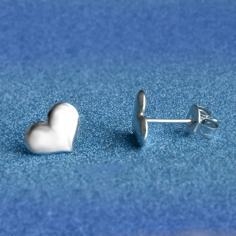 Genuine 925 Sterling Silver Minimalist Love Heart Stud Earrings for Women Girls Wedding Party Fashion Jewelry Gifts Accessory
Genuine 925 Sterling Silver Minimalist Love Heart Stud Earrings for Women Girls Wedding Party Fashion Jewelry Gifts Accessory