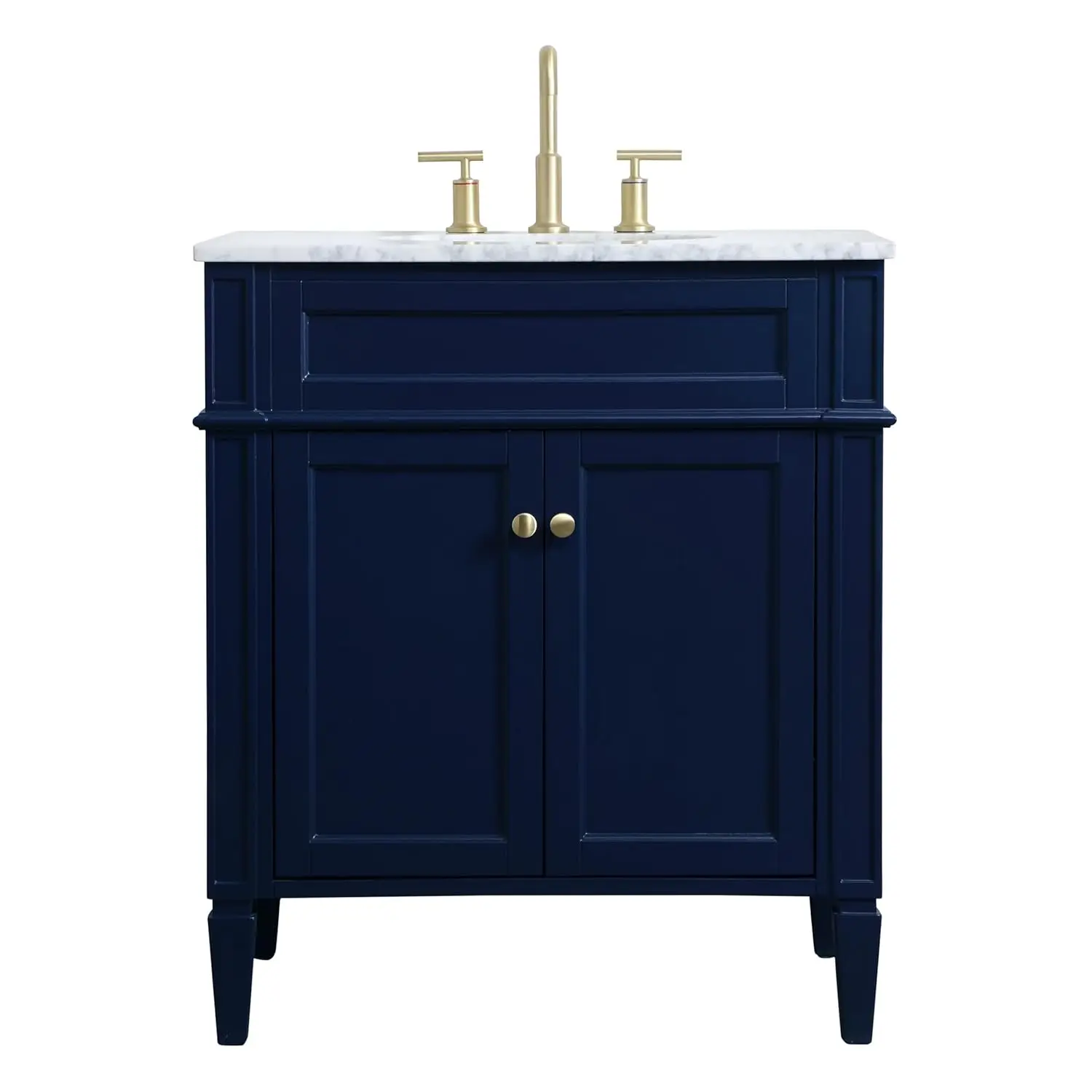 30" Single Bathroom Vanity with Marble Top Soft-Close Cabinet Blue, Customized
30" Single Bathroom Vanity with Marble Top Soft-Close Cabinet Blue, Customized