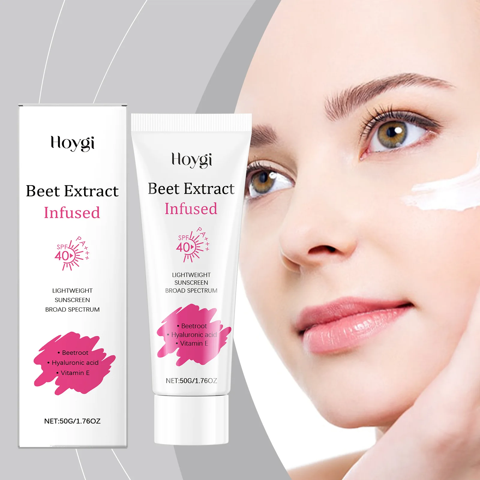 Beetroot Hydrating Sunscreen, 50g, Lightweight & Broad-Spectrum SPF with Hyaluronic Acid for Double Protection & Moisturizing
Beetroot Hydrating Sunscreen, 50g, Lightweight & Broad-Spectrum SPF with Hyaluronic Acid for Double Protection & Moisturizing