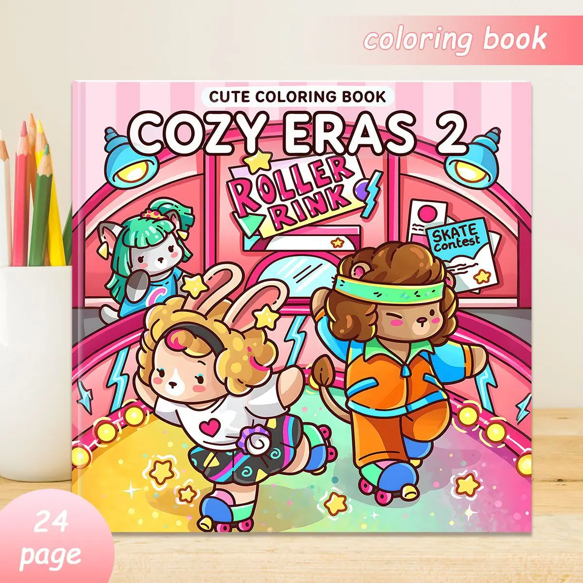 Cozy Eras 2 Coloring Book Cute Skate Rink Scenes 24 Pages Fun Retro Art Cozy Relaxation Creative Gift
Cozy Eras 2 Coloring Book Cute Skate Rink Scenes 24 Pages Fun Retro Art Cozy Relaxation Creative Gift