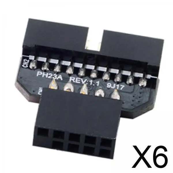 Высокоскоростной адаптер USB 2.0 (9 контактов) на USB 3.0 (19 контактов) с панельным разъемом из АБС-пластика, передача данных 480 Мбит/с для расширения материнской платы
Высокоскоростной адаптер USB 2.0 (9 контактов) на USB 3.0 (19 контактов) с панельным разъемом из АБС-пластика, передача данных 480 Мбит/с для расширения материнской платы