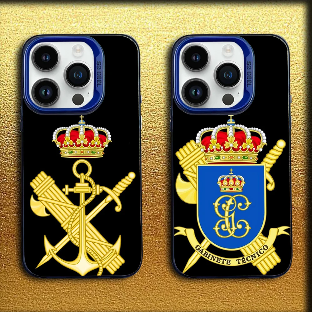 Spanish Guard Civil Emblem Phone Case For iPhone 16,15,14,13,12,11,Mini,Pro,SE,MAX Blue Matte Silicone Cover
Spanish Guard Civil Emblem Phone Case For iPhone 16,15,14,13,12,11,Mini,Pro,SE,MAX Blue Matte Silicone Cover