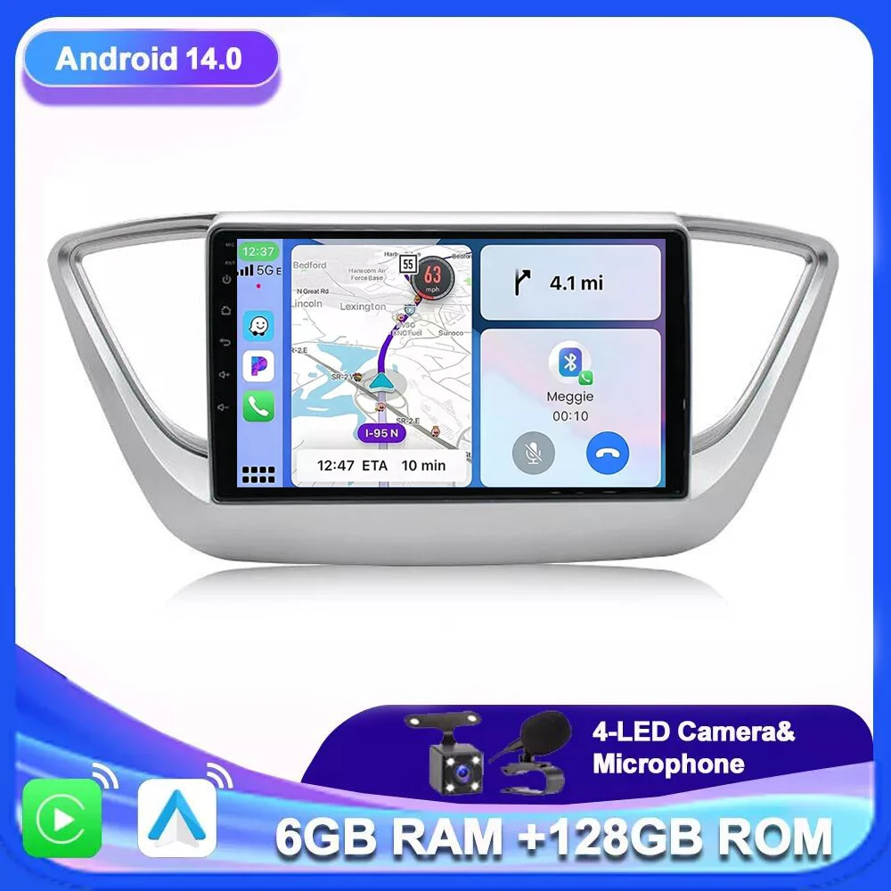 Android 14 для Hyundai Solaris 2 2017 2018-2020 Автомобильный радиоприемник Мультимедийный видеоплеер Navi GPS без 2Din 2 din DVD 4G Беспроводной Carplay
Android 14 для Hyundai Solaris 2 2017 2018-2020 Автомобильный радиоприемник Мультимедийный видеоплеер Navi GPS без 2Din 2 din DVD 4G Беспроводной Carplay