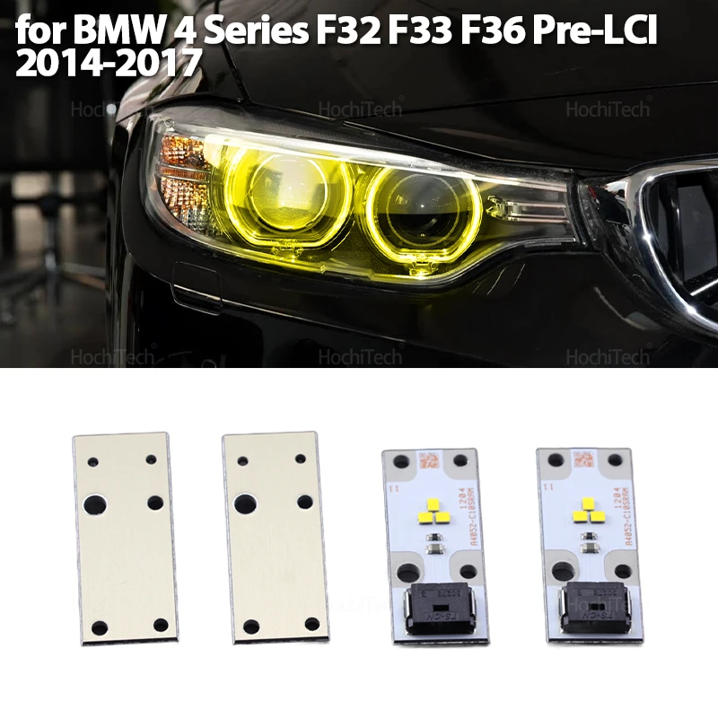 Для BMW 4 серии F32 F33 F36 Pre-LCI 2014-2017, передняя фара автомобиля, желтая светодиодная вставка, диодная плата, световая плата «ангельские глазки»
Для BMW 4 серии F32 F33 F36 Pre-LCI 2014-2017, передняя фара автомобиля, желтая светодиодная вставка, диодная плата, световая плата «ангельские глазки»