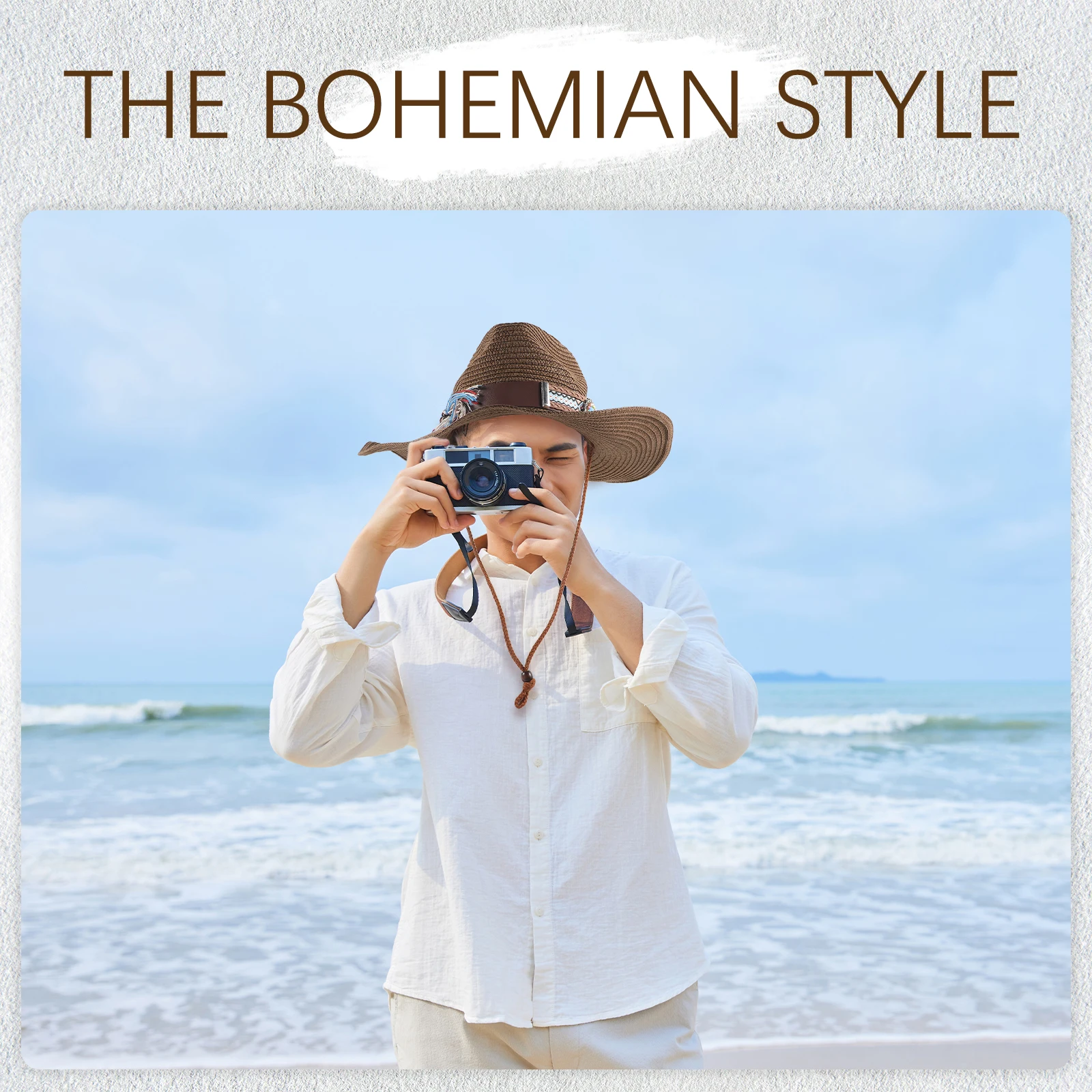 Adjustable Cowboy Hats Bohemian Style Cowgirl Hat for Women Wide Brim Outdoor Beach Straw Hat Lightweight Reusable Longtime Use
Adjustable Cowboy Hats Bohemian Style Cowgirl Hat for Women Wide Brim Outdoor Beach Straw Hat Lightweight Reusable Longtime Use