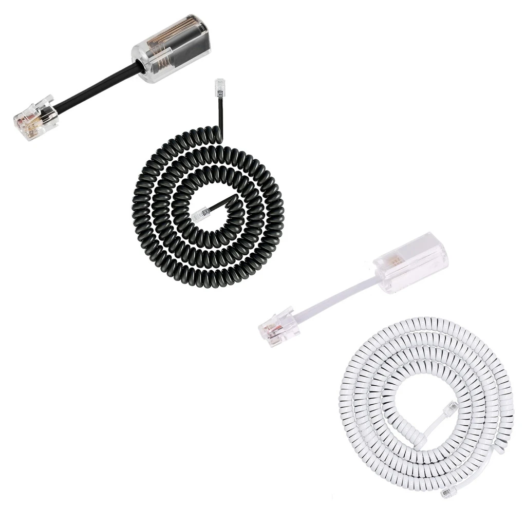 1 Set RJ9 Phone Cord Detangler Telephone Handset Cord Detangler Set 360 Degree Rotating Swivels Cord for Desk Phone
1 Set RJ9 Phone Cord Detangler Telephone Handset Cord Detangler Set 360 Degree Rotating Swivels Cord for Desk Phone