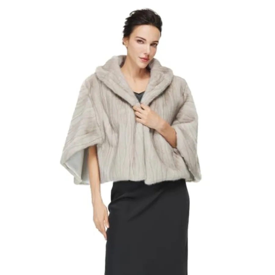 Faux Fur Shawl Wrap for Wedding Winter Fur Cape Coat Cardigan Bolero with Dolman Sleeve
Faux Fur Shawl Wrap for Wedding Winter Fur Cape Coat Cardigan Bolero with Dolman Sleeve
