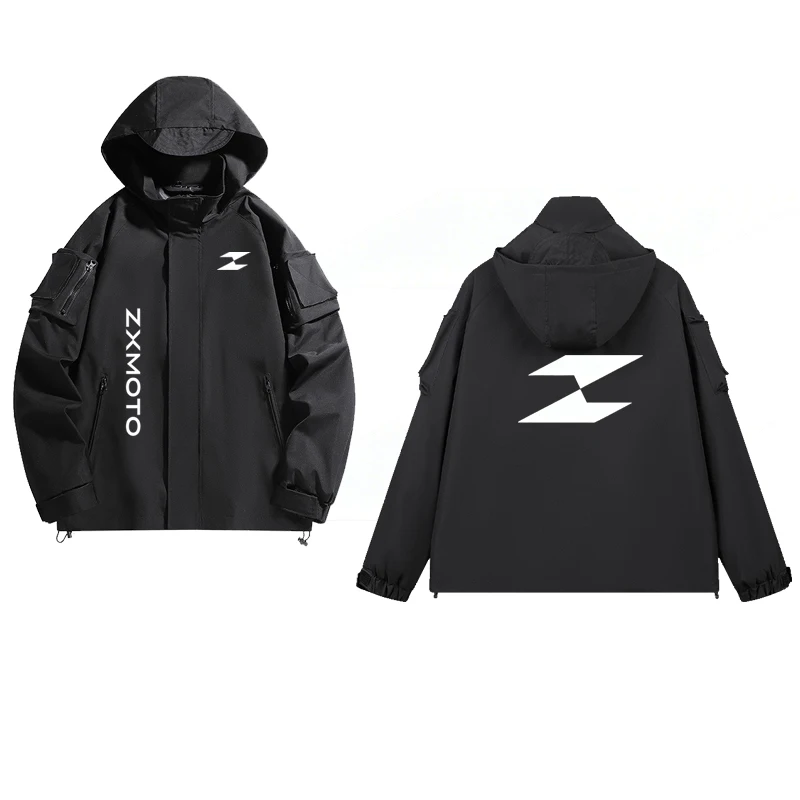 ZX MOTO logo 2026 Storm Jacket Spring and Autumn New Men's Leisure Fashion Outdoor Mountaineering Sports Windproof Rain Trend A
ZX MOTO logo 2026 Storm Jacket Spring and Autumn New Men's Leisure Fashion Outdoor Mountaineering Sports Windproof Rain Trend A