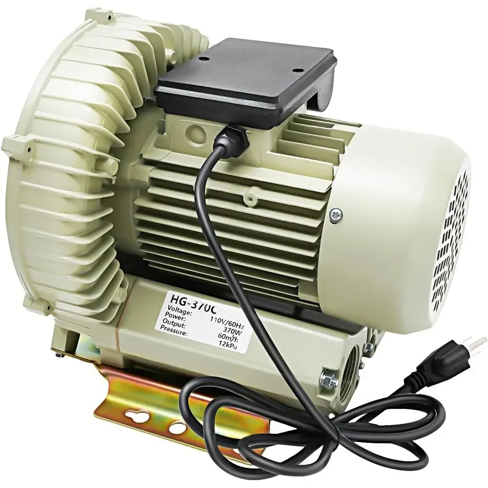 Commercial 370W High-Pressure Air Pump for Aquaculture and Aquarium Applications, 110V USA Stock
Commercial 370W High-Pressure Air Pump for Aquaculture and Aquarium Applications, 110V USA Stock