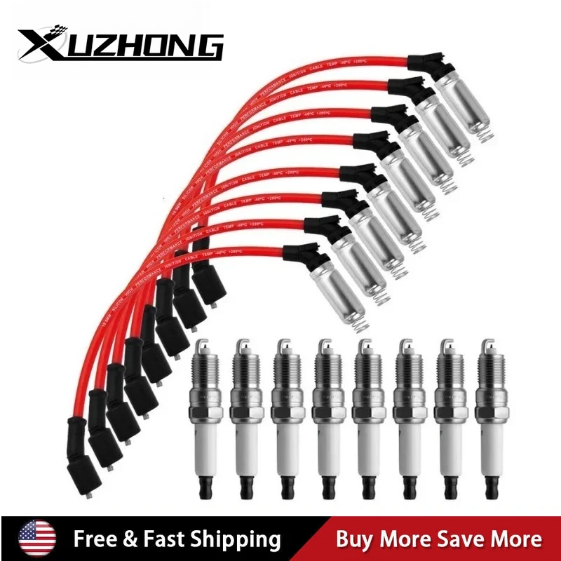 41962 19299585 19297035 12192192 12192195 8 шт. Провода зажигания для свечей зажигания для 2007-2008 Avalanche 5.3L 6.0L 2005-2006 SSR 6.0L
41962 19299585 19297035 12192192 12192195 8 шт. Провода зажигания для свечей зажигания для 2007-2008 Avalanche 5.3L 6.0L 2005-2006 SSR 6.0L