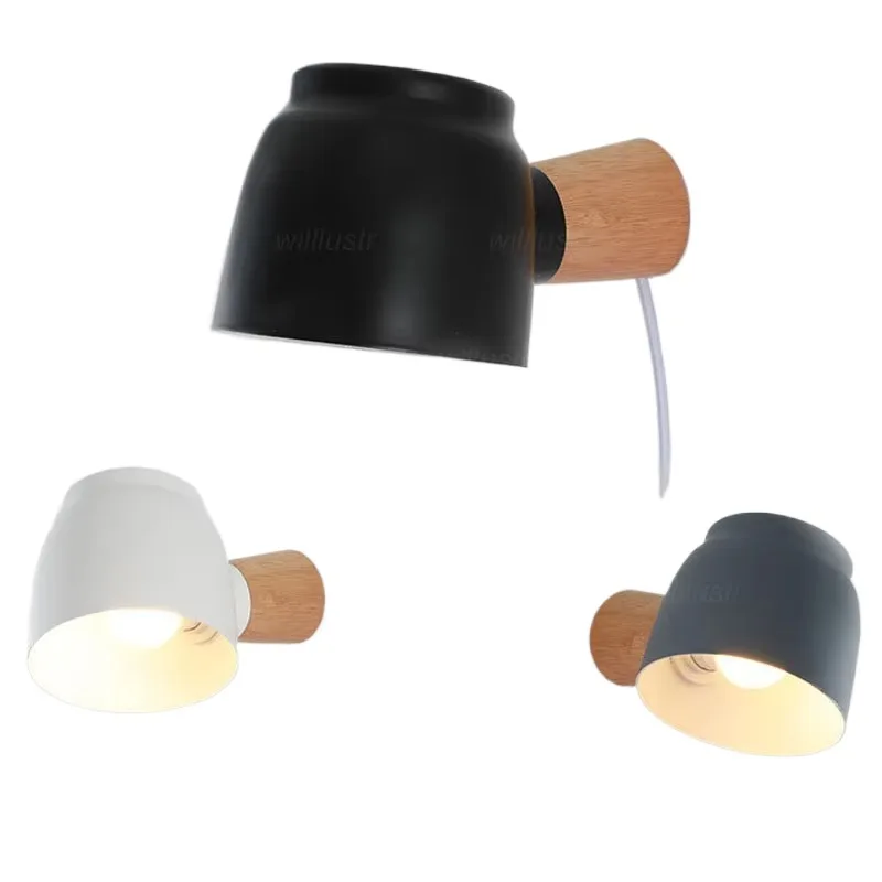 Wood Wall Lamp Metal Sconce Bedroom Rotatable With Switch Plug Creative Iron Reading Lighting
Wood Wall Lamp Metal Sconce Bedroom Rotatable With Switch Plug Creative Iron Reading Lighting