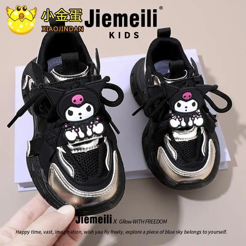 Kuromi Girls Shoes Sanrio Kawaii Anime Children Sneakers Cartoon Cute Soft Sole Board Shoes Lovely Lightweight Netting Shoes Toy
Kuromi Girls Shoes Sanrio Kawaii Anime Children Sneakers Cartoon Cute Soft Sole Board Shoes Lovely Lightweight Netting Shoes Toy