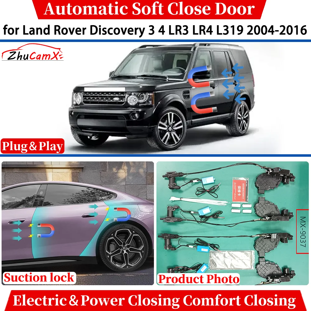 for Land Rover Discovery 3 4 LR3 LR4 L319 2004-2016 Car Automatic Soft Close Door Electric Power Comfort Closing Suction lock
for Land Rover Discovery 3 4 LR3 LR4 L319 2004-2016 Car Automatic Soft Close Door Electric Power Comfort Closing Suction lock