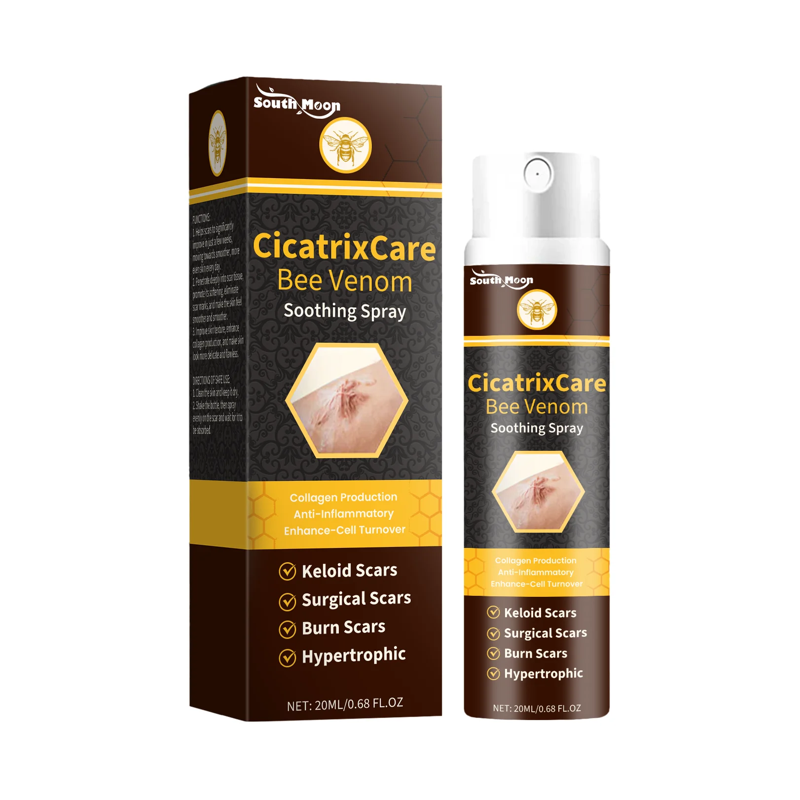 South Moon Skin Care Spray Gentle Moisturizing Repairing And Moisturizing Body Skin Daily Care Sp 2pcs
South Moon Skin Care Spray Gentle Moisturizing Repairing And Moisturizing Body Skin Daily Care Sp 2pcs